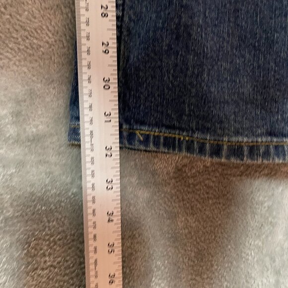 Signature Levis Women Stretch Low Rise Bootcut Dirty Wash Denim Jean 16W Plus - Picture 11 of 14